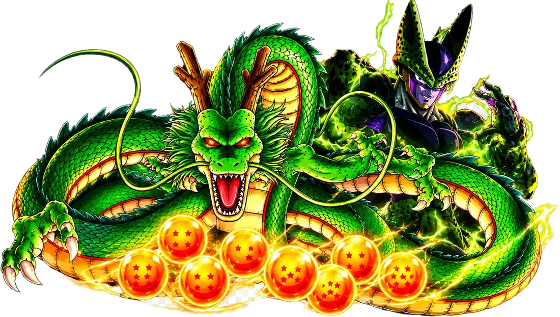 Shenlong y Cell, mascotas del Torneo Cell